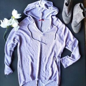 Sevengate purple hooded sweater